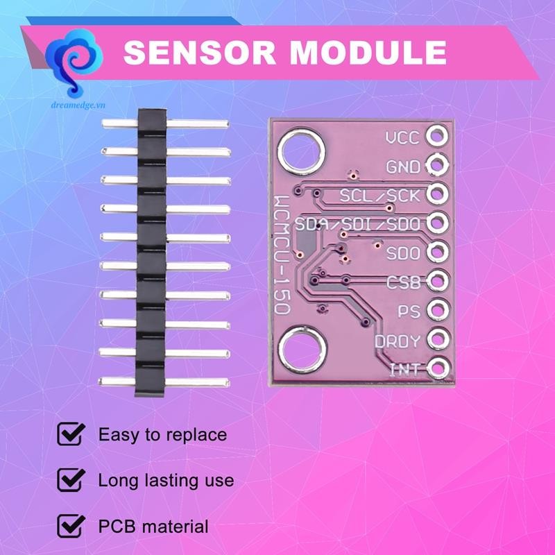 [dreamedge] Mô-đun cảm biến địa từ MCU-150 BMM150 Mô-đun từ tính Mô-đun cảm biến địa từ