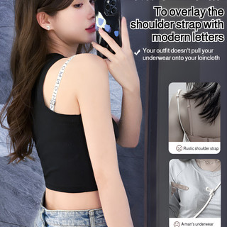 『Brelira』Áo ngực siêu ôm   Áo ngực nâng ngực nhỏ không dây liền mạch chống chảy xệ dây đeo chữ mỏng thoải mái hỗ trợ đồ lót