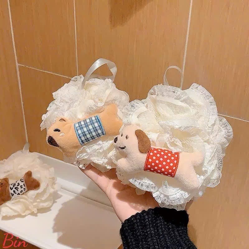 Bông tắm tạo bọt , bông tắm hình thú cute .tẩy tế bào chết chất liệu siêu mềm mại