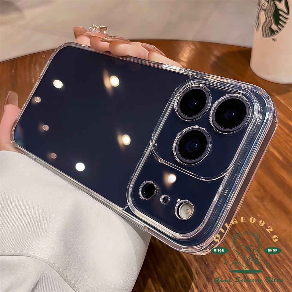 【 Ốp lưng iPhone17 】 Vỏ kính chống rơi Vỏ điện thoại iphone17 Pro Max 16 15 14 13 12 Vỏ cho vỏ iPhone Vỏ mềm silicon TPU chống sốc