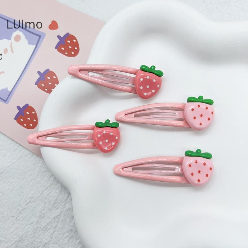 LUImo - 2 Chiếc Kẹp Tóc Màu Hồng Dễ Thương Cho Bé Gái