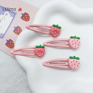 LUImo - 2 Chiếc Kẹp Tóc Màu Hồng Dễ Thương Cho Bé Gái