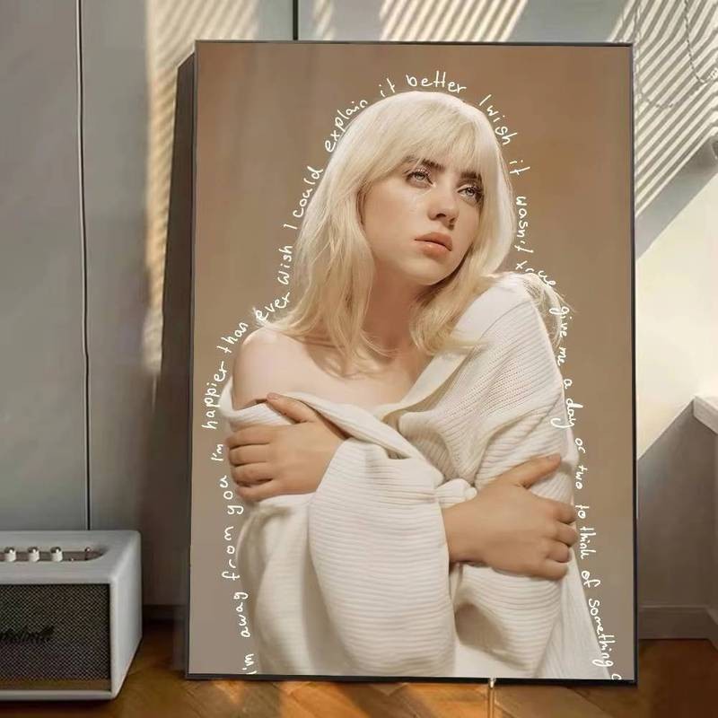 Hit Me Hard Billie Eilish Poster Gallery Canvas In Trang Trí Nhà Phòng Khách