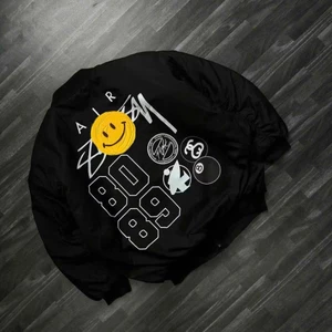 Áo Bomber Sờ Tu Si 80 89 KClsoet Áo Khoác Gió Dù 2 Lớp Dày Dặn Dáng Rộng Nam Nữ NA04