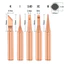 Combo 5 đầu mỏ hàn đồng 900M I B K 2.4D 3C thay thế cho mỏ hàn 936 chuẩn xịn , làm nóng nhanh-TOOLIX