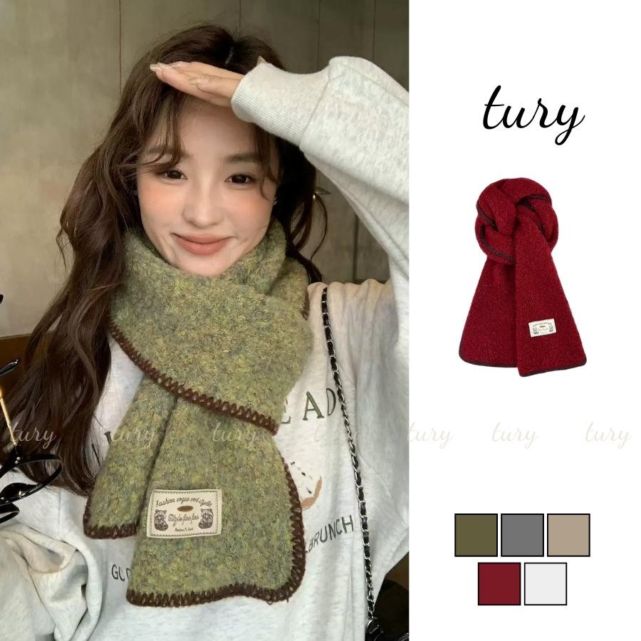Khăn Quàng Cổ Len Unisex Nam Nữ - Tury - Khăn Len Choàng Cổ Trơn Nhiều Màu - LN145