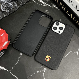 17promax 17Air 17 Xe da chéo cổ điển BMW Mercedes logo Vỏ điện thoại trọn gói cho iphone 11 11promax XsMax XR X Xs 12mini 13mini 14 15 7 8 Plus Vỏ chống rơi màu đen 14pro