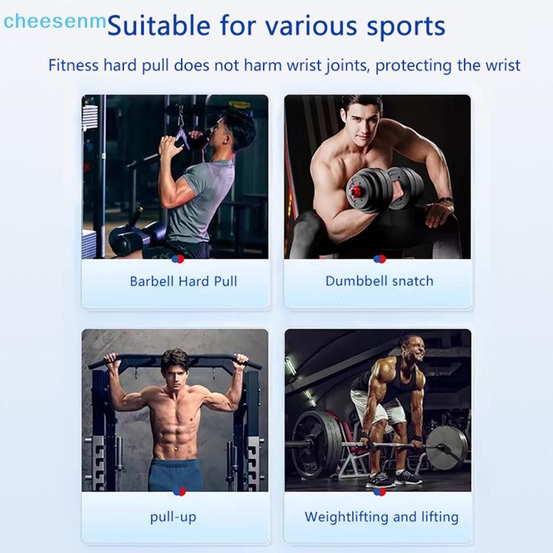Cheenm Bộ Tập Thể Dục Cho Squat và Cử Tạ, Kéo Lên Cổ Tay - Tăng Sức Mạnh, Không Bị Tắc Điện Móc VN
