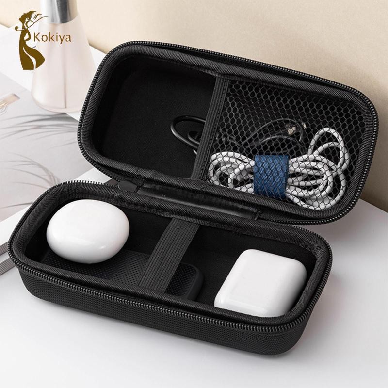 Kokiya Bộ sắp xếp lưu trữ cứng Du lịch EVA Hộp đựng cho dây Ống kính ngoài Máy nghe nhạc MP3