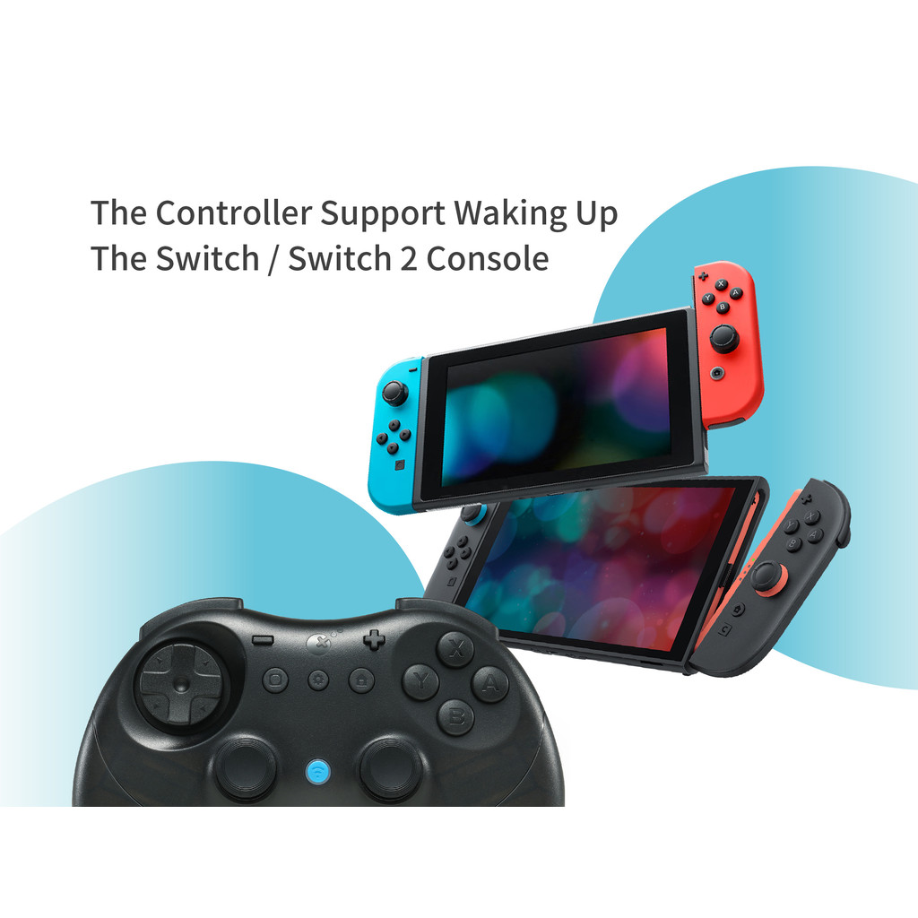 GuliKit NS58 Elves 2 Bộ Điều Khiển Bluetooth Cho NS Switch Switch 2 Windows Android Hỗ Trợ Switch 2 Wake-up