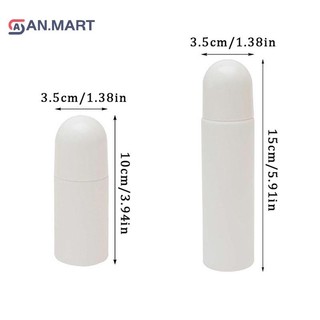 Bigdealssuper 50 / 100ML Con lăn nhựa trắng đóng chai phụ Hộp đựng sương mù du lịch Chai có thể đổ lại DIY Khử mùi Phụ kiện siêu