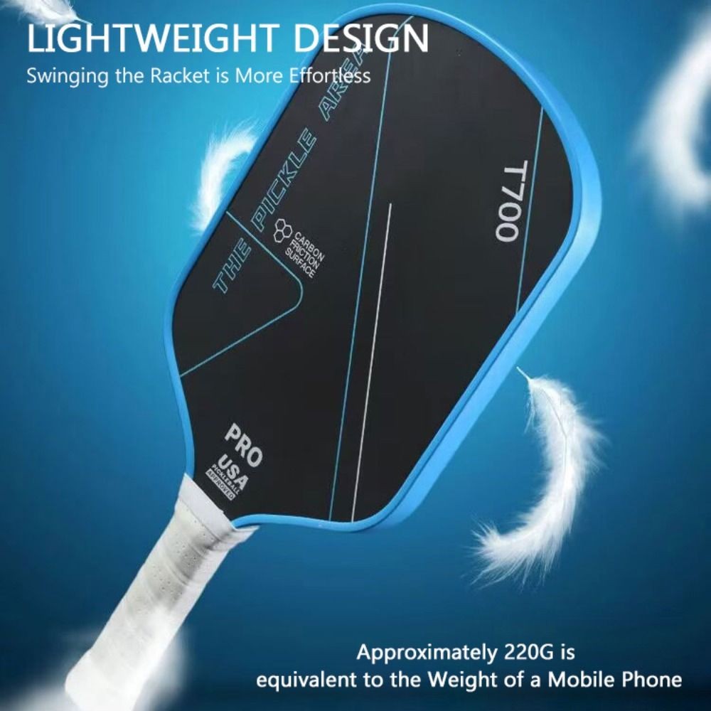 Vợt Pickleball Margredy T700 16mm, Sợi Carbon Bề Mặt Mờ, Được Phê Duyệt USAPA