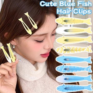 Kẹp Tóc Hình Cá màu Vàng Xanh Tươi - Chất Liệu Cao Cấp, Phong Cách Ngọt Ngào