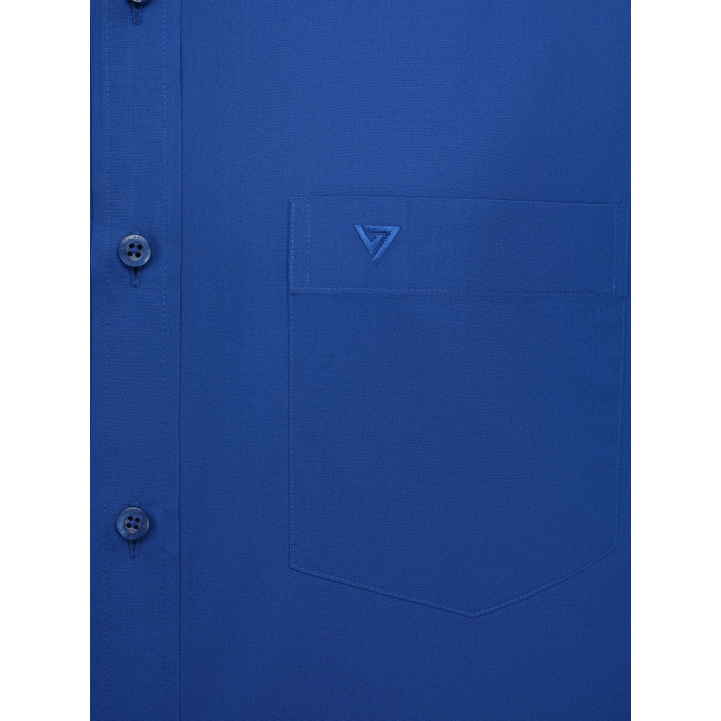 Áo sơ mi tay dài vạt tròn VIETTIEN vải Polyester form REGULAR VT00000474