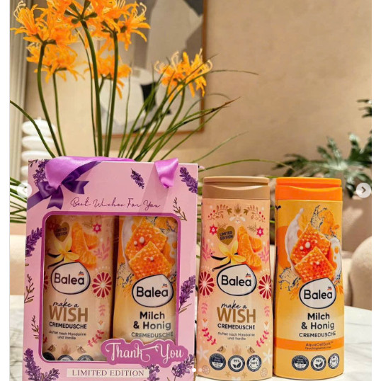 SET 2 CHAI SỮA TẮM BALEA 300ML KÈM TÚI