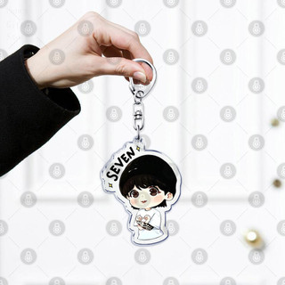 Keychains for Accessories Bag K-pop Keyrings Jewelry Friends Fans Gifts Kpop Idol Jung-Kook Car Key Chains