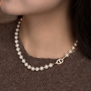 Dây chuyền xương đòn thời trang vòng cổ ngọc trai Zircon