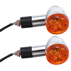 Xe Máy Retro Hoàng Tử Sửa Đổi Tín Hiệu CG125GN125 Viên Đạn Bật Harley Sửa Đổi Đèn Lệnh YFMI