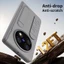 Dây đeo cổ tay bằng silicon với hộp đựng chân đế tích hợp cho VIVO X Fold 6 vivo x fold 5 3 Pro Vỏ bọc cảm giác da Bảo vệ toàn thân Vỏ có thể gập lại
