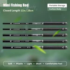 Cần câu thu hút Carbon AWNGD, Chất liệu sợi Thanh quay siêu nhẹ cấp chuyên nghiệp, Kỹ thuật quay Pike Thiết kế câu cá 1.6m-2.7m Cần đúc Pike Câu cá