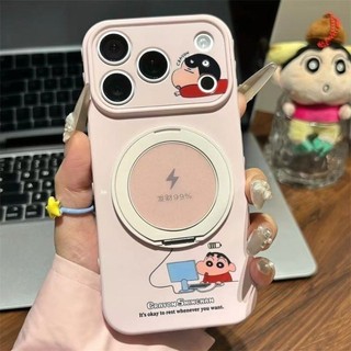 Dành Cho IPhone 17 16 15 14 plus 13 12 11 Pro Max 7 8plus Phim hoạt hình sạc 99% nhỏ mới đứng trường hợp điện thoại