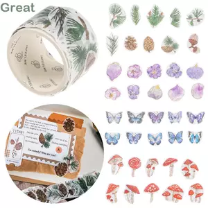 GREAT 100 Cái / Cuộn Băng Keo Nhãn DIY Văn Phòng Phẩm Mặt nạ