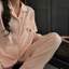 Đồ Ngủ Quần Dài Dài Tay Cotton Đám Mây Hoạt Hình Mùa Xuân Thu Cho Nữ Áo Cardigan Cổ Bẻ Ngọt Ngào Kiểu Nhật Đồ Mặc Nhà