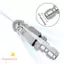 Vòi phun áp lực TOPTOOLCX, Đầu phun áp lực đầu chuột G1 / 4 "Vòi phun thoát nước, Phụ kiện giặt Làm sạch cống Vòi phun kết nối nhanh