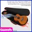 guansfs Hộp đựng đàn Ukulele Semme Tenor Chất liệu vải oxford nhẹ và ổn định có dây đeo có thể điều chỉnh cho đàn ukulele 23 inch hoặc guitar nhỏ (Xanh đậm)