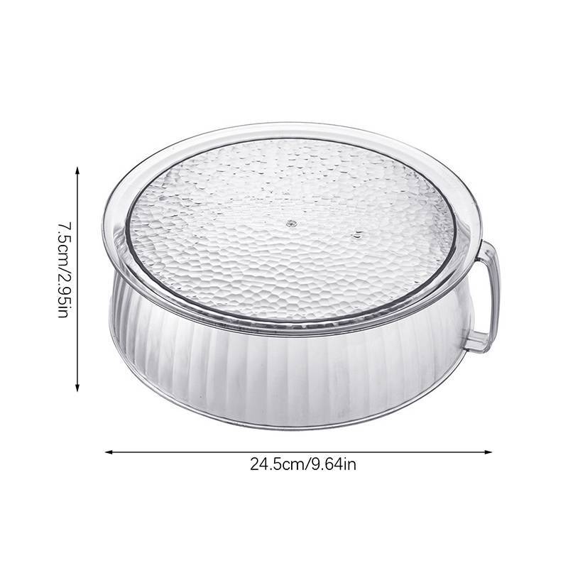 Alittlesetrtu Splash Proof PET Cover cho lò vi sóng - Nắp bát chịu nhiệt độ cao [] VN