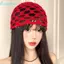 Mũ dệt kim rỗng FUJIZOU, Tua Rua ngôi sao Phong cách Bohemian Đan Beanies, Retro Rỗng Ra Mỏng Phong cách dân tộc Hàn Quốc Mũ ngoài trời