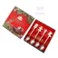 Giáng Sinh Hoạt Hình Thìa Cà Phê Thép Không Gỉ Bộ Đồ Ăn Ông Già Noel Món Tráng Miệng Đầu Tròn Tinh Tế Khuấy Thìa Bộ 6.15