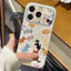 Ốp lưng iPhone Mạ họa tiết da Màu sắc họa tiết mèo iPhone 17 16 15 14 13 12 11 Pro Max Plus Max