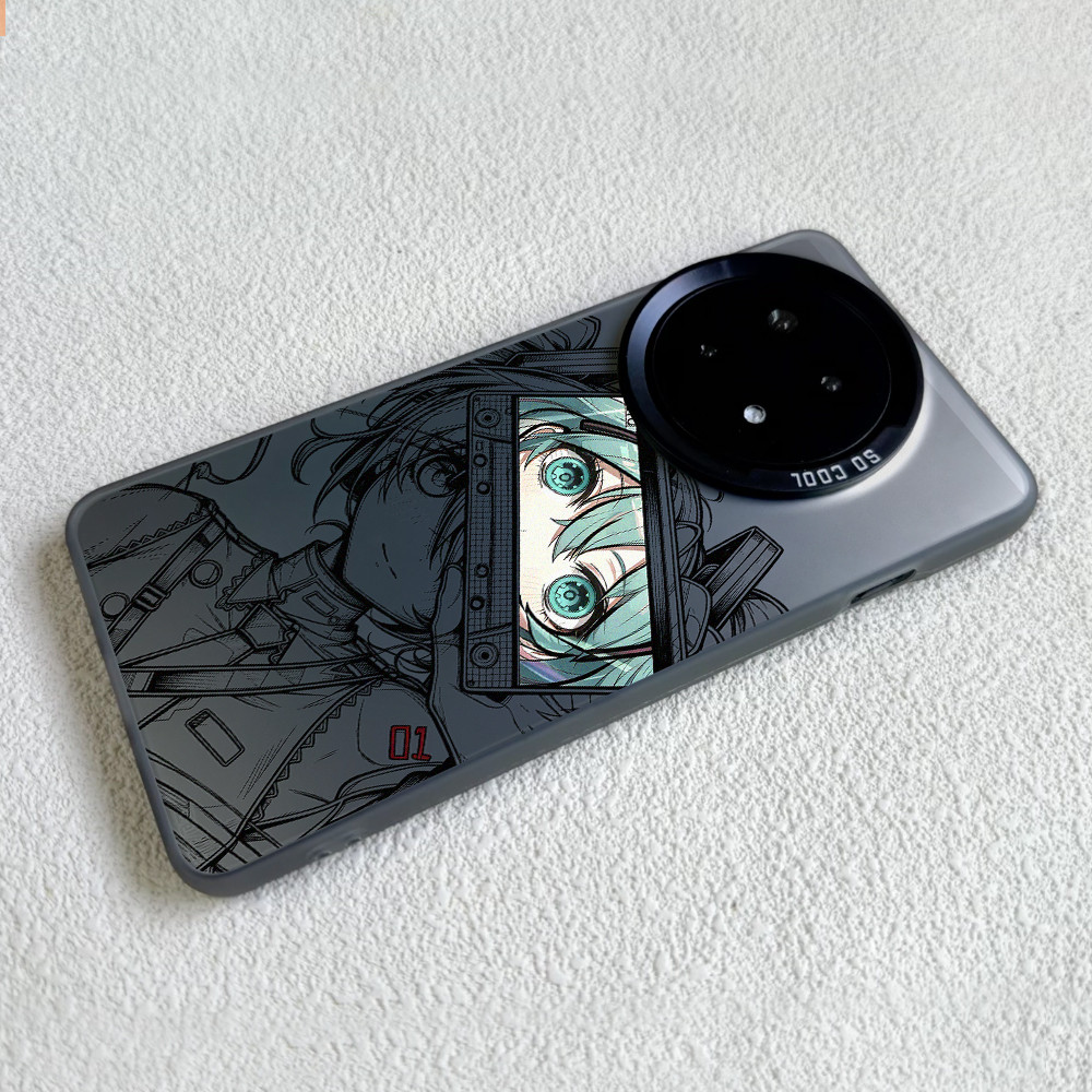 Dành Cho OnePlus 15 13 13T 13R Ace 6 6T / Ace 5 Pro Nord 5 Ace 3 / 2 2V “Miku ” Vỏ Điện Thoại / Micro Mờ / Lưng Cứng Mềm / 1 + 12 / 11 Vỏ Chống Sốc