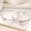 AqToCna Mới Trái Tim Tình Yêu Zircon Vòng Tay Đa Năng Hợp Thời Trang Phụ Kiện Dành Cho Nữ Dự Tiệc Trang Sức Quà Tặng AqToCna