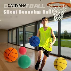 Bóng rổ im lặng CATIYAHA, Bóng rổ nảy bọt có độ ồn thấp, Hoạt động trong nhà cường độ cao Dễ dàng cầm bóng tập luyện trong nhà nhẹ Thể thao ngoài trời