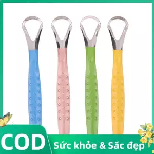 Trong Kho Thép Không Gỉ Lưỡi Scraper Vệ Sinh Răng Miệng Bàn Chải Sạch Hơn Cho Hơi Thở Tươi Cá Tuyết