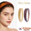 Retro Acetate Băng Đô Rộng Không Biến Dạng Dây Thép Nhớ Tóc Chống Mồ Hôi Thời Trang