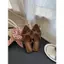 TT Mờ Da Thật Chính Hãng Dây Đeo Chéo Flip-Flops Nữ Mùa Hè Thấp Gót Giày Sandal Thời Trang Phù Hợp