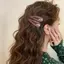 8 Chiếc Nổ Giữ Kẹp Tóc Kẻ Sọc, Hình Giọt Nước Retro Checkered Bb Barrettes Cho Nổ Đuôi Ngựa Tạo Kiểu Tóc Hàng Ngày