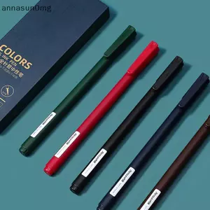 AA 5 Chiếc Retro Màu Gel Bộ Bút 0.5 Mm Kawaii Fine Point Bút Bi Trường Đồ Dùng Văn Phòng Phẩm VN