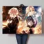 Violet Evergarden Anime Poster Veritt Evegarden Ký túc xá hai chiều Nhãn dán tường quá khổ 6.16