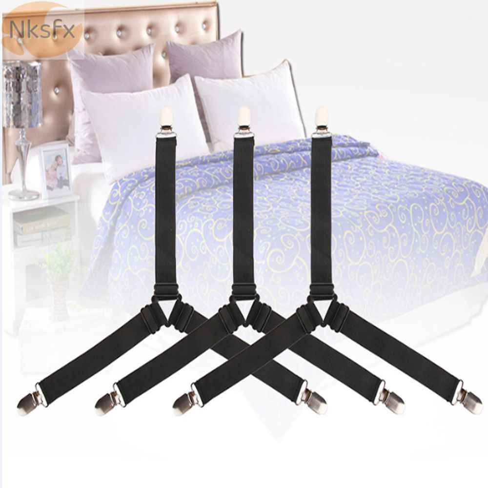 NKSFX 4 Kẹp Nệm Nhà Sống Dây Treo Thắt Lưng Kẹp