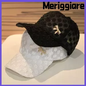 Mũ bóng chày MERIGGIARE, Mũ Hip Hop ren thoáng khí, Thời trang có thể điều chỉnh chống tia cực tím Chống nắng Mũi kim cương giả Mũ đạt đỉnh Thể thao ngoài trời