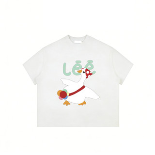 COD (Giao hàng trong 24 giờ)Áo Thun Nam nữ Boxy Vải Cotton 2 chiều Thoáng Mát Tay Ngắn Cổ Tròn Đứng Form In Mix#5