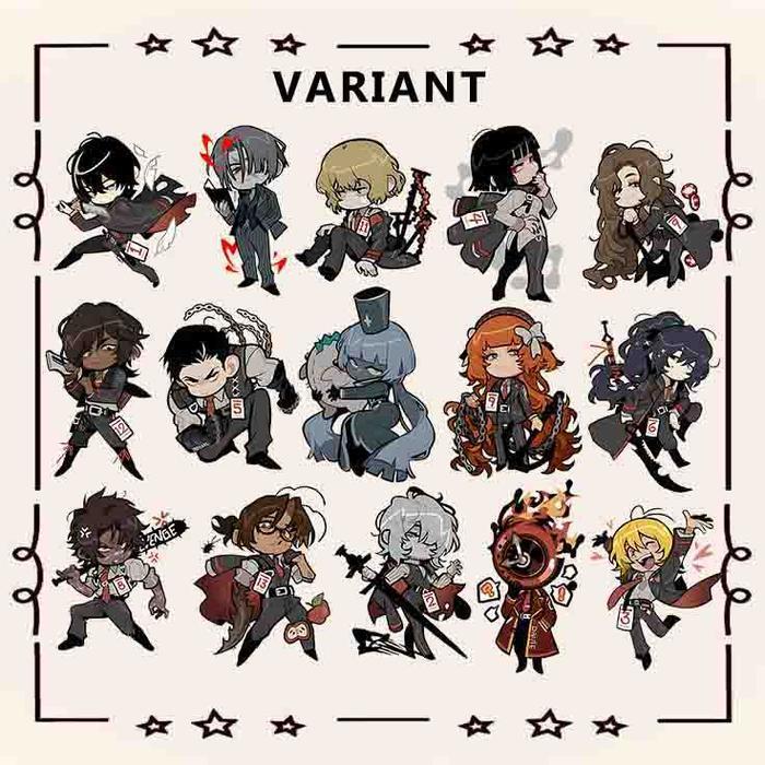 Limbus Company Chibi: High-Quality 5cm Acrylic Keychain - Double-Sided Print - YI SANG