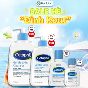 Sữa Rửa Mặt Dịu Lành Cho Da Nhạy Cảm Cetaphil Gentle Skin Cleanser Hasaki Sản Phẩm Chính Hãng
