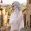 Bridal Half Veil Chất liệu vải tuyn mềm Thiết kế hoa tinh tế Kích thước đa năng để chụp ảnh đám cưới