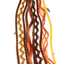 JVSUB Dread Đuôi Ngựa, DIY Co Giãn Bện Đuôi Ngựa Nối Dài, Quà Tặng Boho Với Dây Buộc Tóc Phụ Kiện Tóc