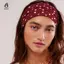 Retro Boho Breeze Wind Dot Co Giãn Băng Đô Quấn Tóc Nữ Hàn Quốc Ins Thời Trang Rộng S Yoga Thể Thao Hẹn Hò Phụ Kiện Tóc Mới